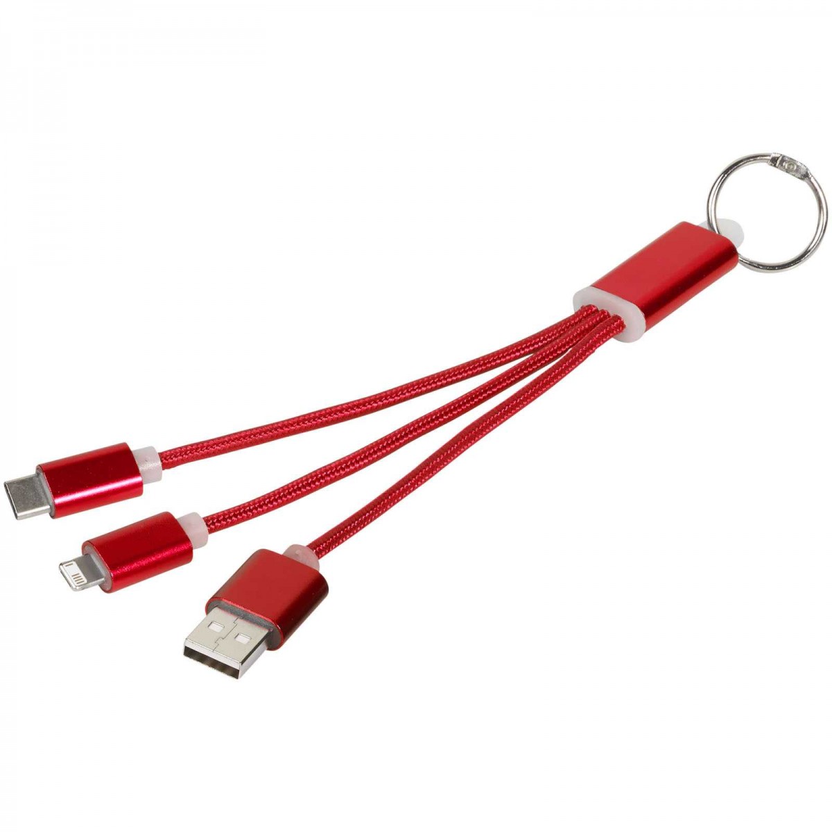 Keychain charging cable