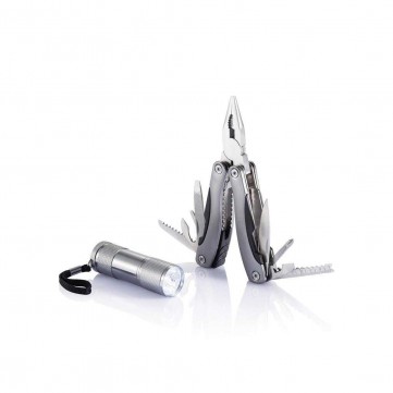 Multitool and torch set, greyP238.082