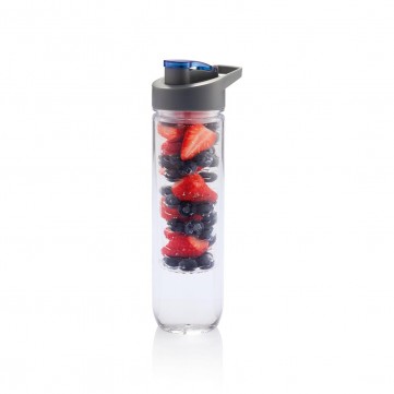 Water bottle with infuser, blueP436.055