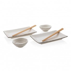 Ukiyo sushi dinner set for two, white