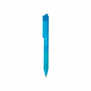 X9 frosted pen with silicon grip,